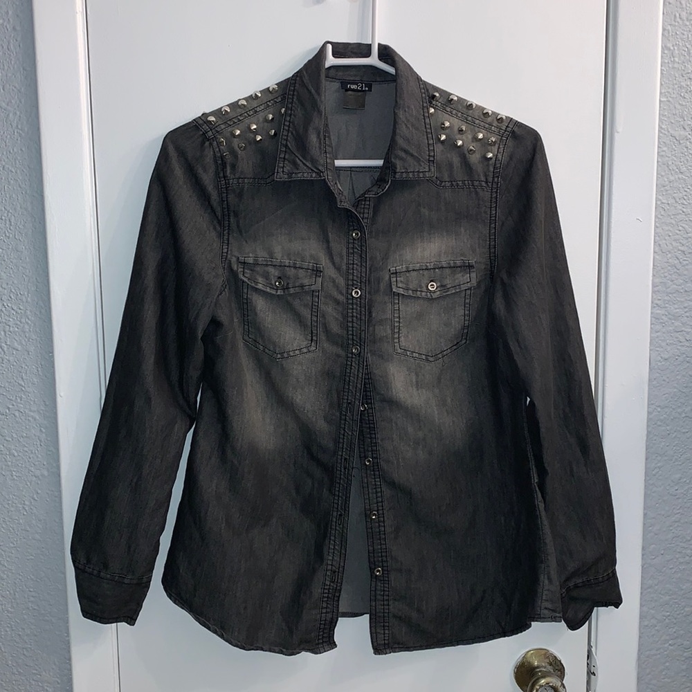 Rue 21 - Distressed Button Down